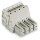Wago 831-3105 1-Leiter-Federleiste 10 mm² Rastermaß 7,62 mm 5-polig lichtgrau