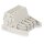 Wago 831-3105/037-000 1-Leiter-Federleiste Verriegelungsklinke 10 mm² Rastermaß 7,62 mm 5-polig lichtgrau