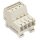 Wago 831-3203/007-000 1-Leiter-Stiftleiste 10 mm² Rastermaß 7,62 mm 3-polig lichtgrau