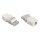 Wago 831-3205/1020-050 Stecker mit Zugentlastungsgehäuse 5-polig Kodierung A weiß