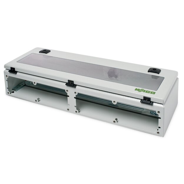 Wago 850-814/002-000 IP65-Systemgehäuse Stahlblech (RAL 7035)