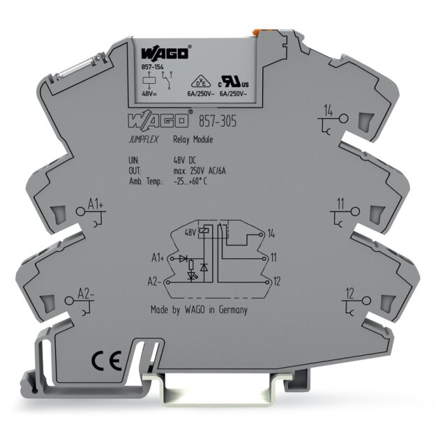 Wago 857-305 Relaismodul DC 48 V 1 Wechsler 6 A