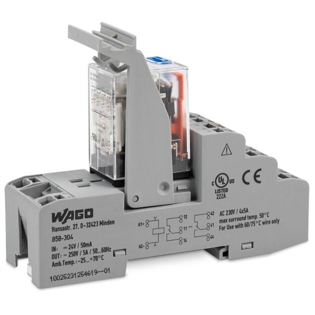Wago 858-307 Relaismodul DC 110 V 4 Wechsler 5 A
