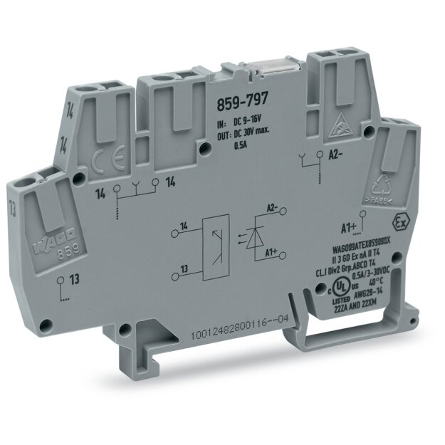 Wago 859-797 Optokopplermodul DC 12 V