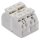 Wago 862-1632 4-Leiter-Geräteanschlussklemme 2-polig L1-N 4 mm² weiß