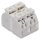 Wago 862-1662 4-Leiter-Geräteanschlussklemme 2-polig L1-N 4 mm² weiß
