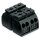 Wago 862-562 4-Leiter-Geräteanschlussklemme 2-polig 4 mm² schwarz