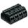 Wago 862-9534 4-Leiter-Geräteanschlussklemme 4-polig PE-N-L1-L2 mit PE-Kontakt 4 mm² schwarz