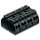 Wago 862-9594 4-Leiter-Geräteanschlussklemme 4-polig PE-N-L1-L2 mit PE-Kontakt 4 mm² schwarz