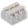 Wago 862-9693 4-Leiter-Geräteanschlussklemme 3-polig PE-N-L1 mit PE-Kontakt 4 mm² weiß