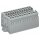 Wago 869-202 Klemmenleiste 2-polig mit Befestigungsflanschen M4 2,5 mm² grau