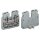 Wago 869-351 2-Leiter-Endklemme mit Befestigungsflansch M4 2,5 mm² grau