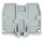 Wago 869-385 Abschlussplatte mit Befestigungsflansch M3 2,5 mm dick grau