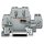 Wago 870-523/281-589 Bauelementklemme Doppelstock mit Suppressordiode 2,5 mm² grau