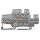Wago 870-533 3-Leiter-Doppelstockklemme L/N 2,5 mm² grau