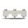 Wago 883-1243 Brücker 3-fach blank silberfarben