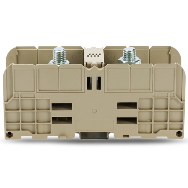 Wago 884-1800 Bolzenklemme 185 mm² mit 2 Gewindebolzen M12 beige