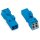 Wago 890-1112 Stecker 2-polig Kodierung I blau