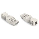 Wago 890-135 Stecker mit Zugentlastungsgehäuse...