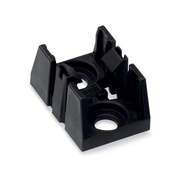 Wago 890-1622 Montageplatte 2-polig schwarz