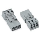 Wago 890-253 Stecker 3-polig  grau