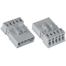 Wago 890-255 Stecker 5-polig Kodierung B grau