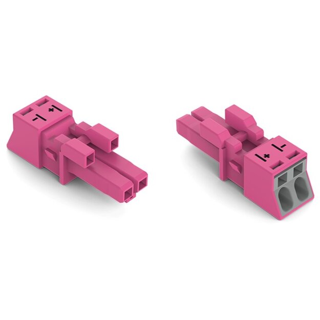 Wago 890-282/080-000 Buchse 2-polig Kodierung B pink