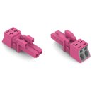 Wago 890-282/080-000 Buchse 2-polig Kodierung B pink