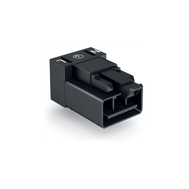 Wago 890-813/011-000 Stecker für Leiterplatten abgewinkelt 3-polig schwarz