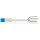 Wago 891-8985/216-102 konfektionierte Anschlussleitung Eca Stecker/offenes Ende 5-polig Kodierung I 1,5 mm² 1 m blau