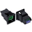 Wago 893-2012 Snap-In-Stecker 2-polig Kodierung E grün