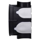 Voxura Gerätedose Schalterdose Geräte-Verbindungsdose winddichte Ausführung Ø 60 mm 46 mm Tiefe flach UP M20 M25  mit 4 Lochbefestigung