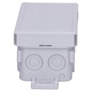 Voxura Abzweigdose Abzweigkasten Verbindungsdose Aufputz 89x42x37 mm grau M16 M12 M20