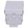 Voxura Abzweigdose Abzweigkasten Verbindungsdose Aufputz 89x42x37 mm grau M16 M12 M20
