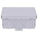 Voxura Abzweigdose Abzweigkasten Verbindungsdose Aufputz 85x85x37 mm grau M16 M12 M20