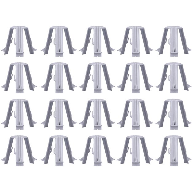 Voxura Universal Abstandhalter mit 3 Standbeinen für Einbauleuchten in Hohldecken von 60 bis 90 mm Einbauhöhe 75 mm (20er)