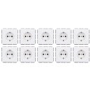 Jung CD1520WW Set 10x SCHUKO Steckdose (Duroplast)...