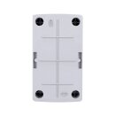 B-WARE Voxura Aufputz Feuchtraum Verteiler 1-reihig IP65 2-4 Module, Tür transparent