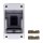 B-WARE Voxura Aufputz Feuchtraum Verteiler 1-reihig IP65 2-4 Module, Tür transparent