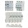 Hager Set 1x FI CDS440D 40a 0,03 + 1x LS-Schalter 3-polig MBS316 + 5x  LS-Schalter 1-polig MBS116 + 1x Phasenschiene 3-polig KDN363F