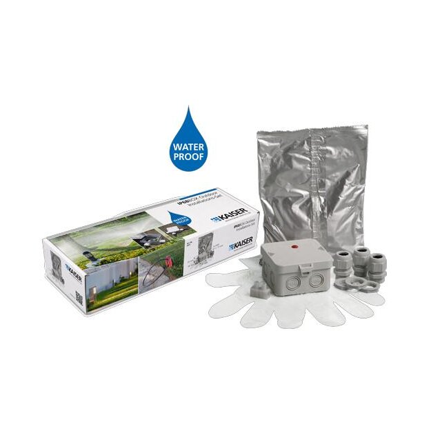 Kaiser 2521 IP68BOX Outdoor Installations-Set für ungeschützte Installation im Freien mit Gießharz