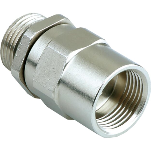 Kaiser 1165.84.40.34 Kombi-EMV-Verschraubung Messing M40x1.5 für Kupfer-Hohlgeflecht Ø 16.0-27.0 mm