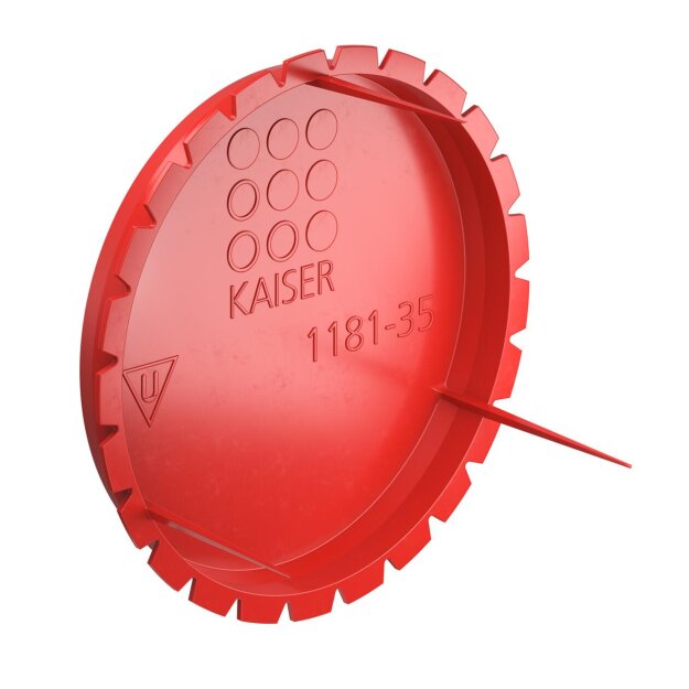 Kaiser 1181-35 Signaldeckel für Auslassöffnung Ø 35 mm