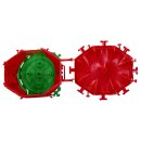 Kaiser 1265-11 Betonbau B¹ Decken-Verbindungsdose 2-teilig Auslassöffnung Ø 60 mm Tiefe 95 mm mit Leuchtenhaken-Aufnahme