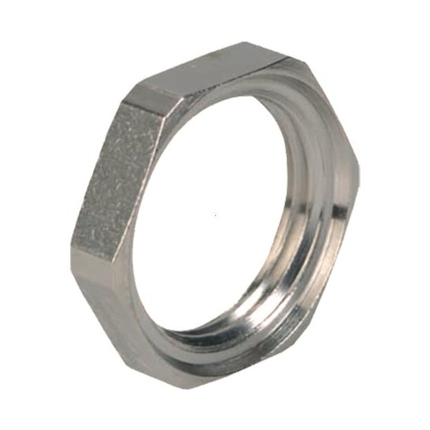 Kaiser 8300.50.1 Gegenmutter Messing M50x1.5 mit Hinterstich für O-Ring
