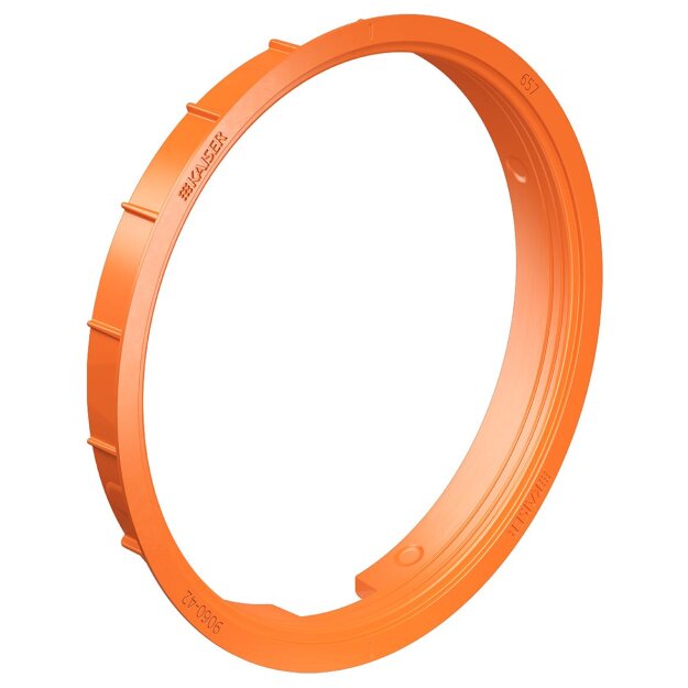 Kaiser 9060-42 Hohlwand Adapterring 68/73 mm für den Einsatz von Hohlwanddosen 68 mm in Fräslöchern 73 mm