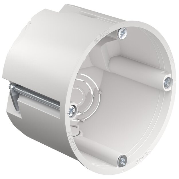 Kaiser 9064-78 Hohlwand Geräte-Verbindungsdose O-range halogenfrei mit Geräteschrauben Tiefe 62 mm
