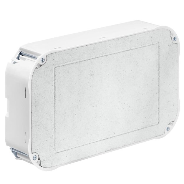 Kaiser 9192-27 Hohlwand Universal-Einbaugehäuse 240 x 140 x 72 mm halogenfrei mit Mineralfaserplatte