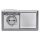 Busch-Jaeger Allwetter 44 Set: 2x SCHUKO Steckdose mit Klappdeckel 20 EUGK-33-101 IP 44 + 2-fach Rahmen 2102-33 Alusilber