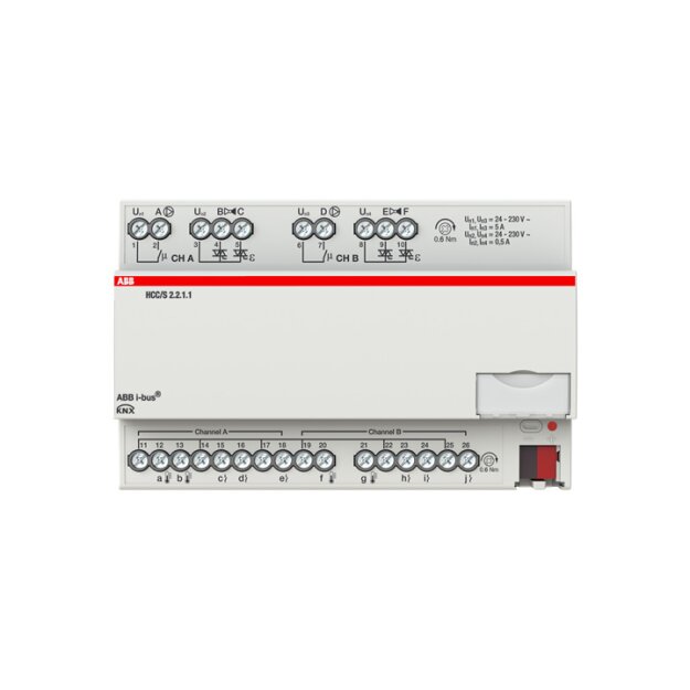 ABB 2CDG110220R0011 HCC/S2.2.1.1 Heiz-/Kühlkreis Controller 2fach 3-Punkt REG HCC/S2.2.1.1